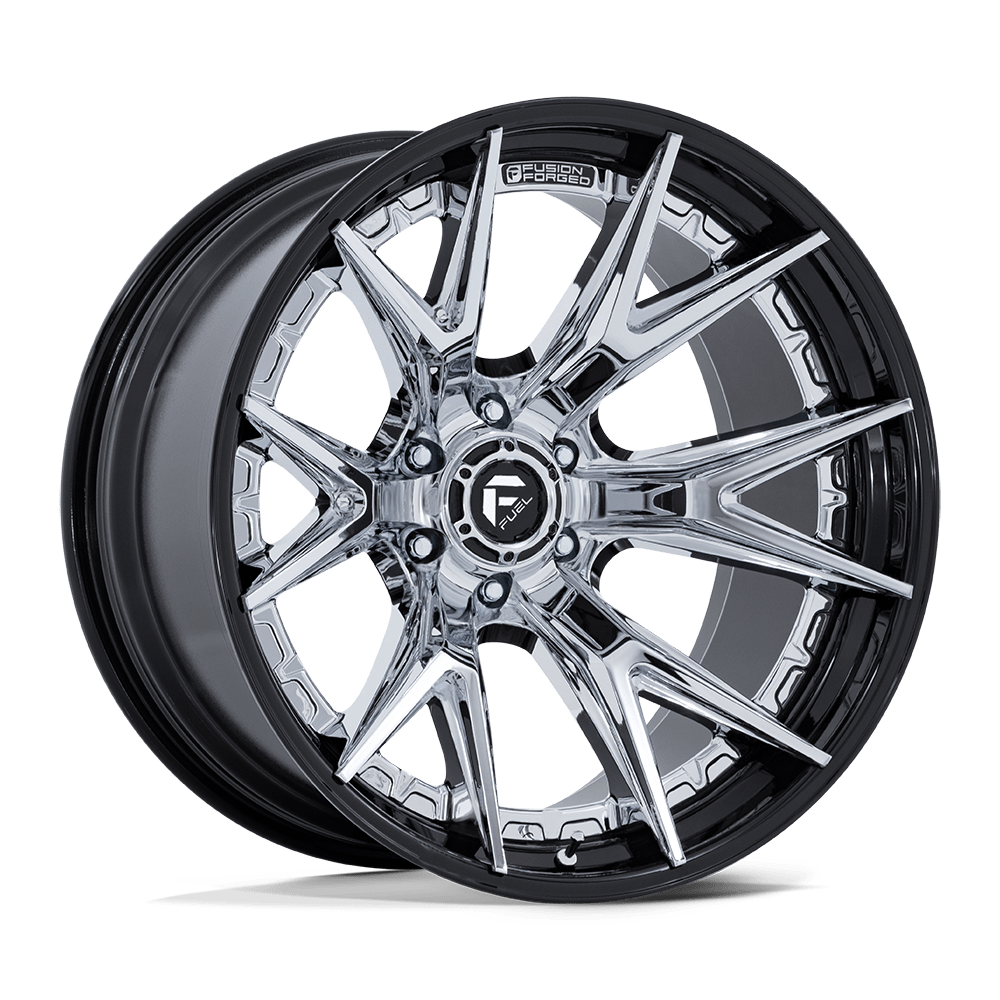 Fuel 1PC CATALYST 24X12 6X5.5 106 -44 CHR G-BLK