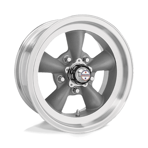 American Racing Vintage VN105 TT-D 15X8 5X4.5 TT-GRY/MCH 4.5BS