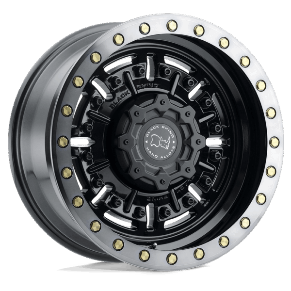 Black Rhino Hard Alloys BR ABRAMS 17X9.5 5X127 -18 71 G-BLK DDT